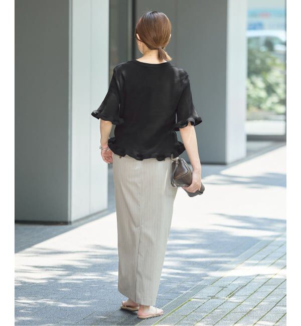 IENA「《WEB限定/追加》オーガニックコットン WAVE Tシャツ」|Tシャツ・カットソー|
