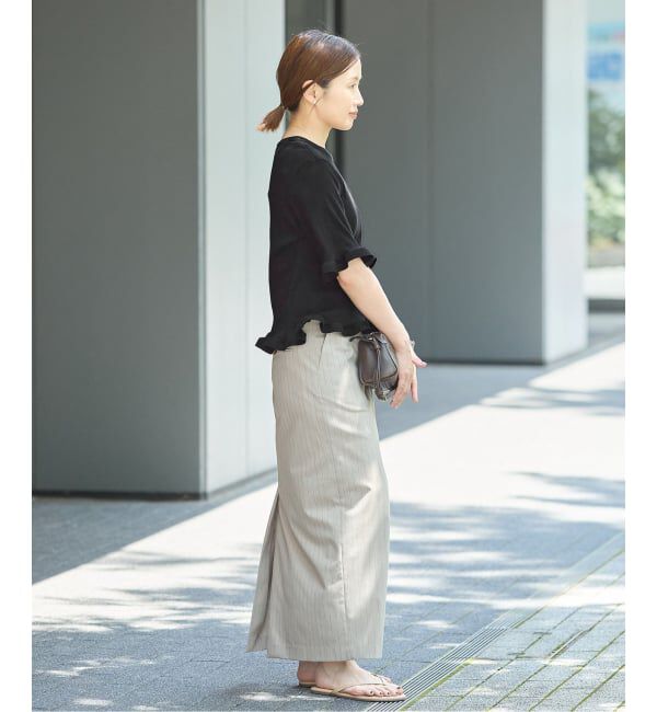 IENA「《WEB限定/追加》オーガニックコットン WAVE Tシャツ」|Tシャツ・カットソー|