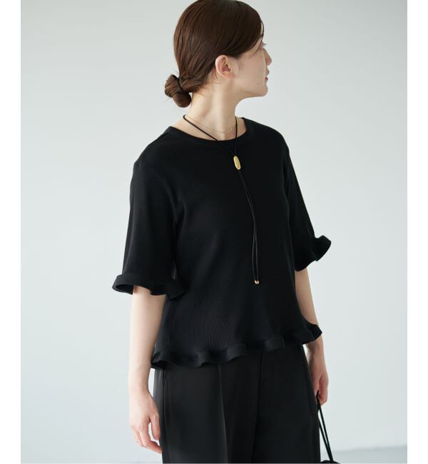 IENA「《WEB限定/追加》オーガニックコットン WAVE Tシャツ」|Tシャツ・カットソー|