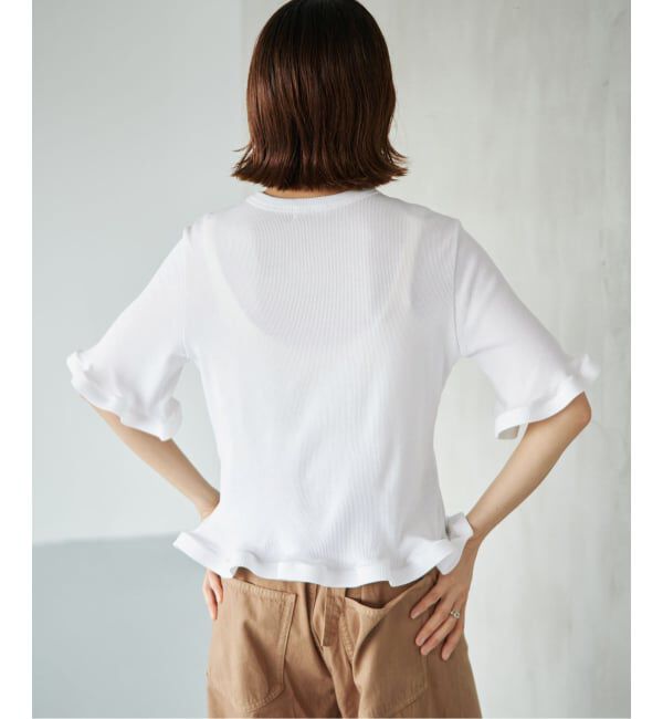 IENA「《WEB限定/追加》オーガニックコットン WAVE Tシャツ」|Tシャツ・カットソー|