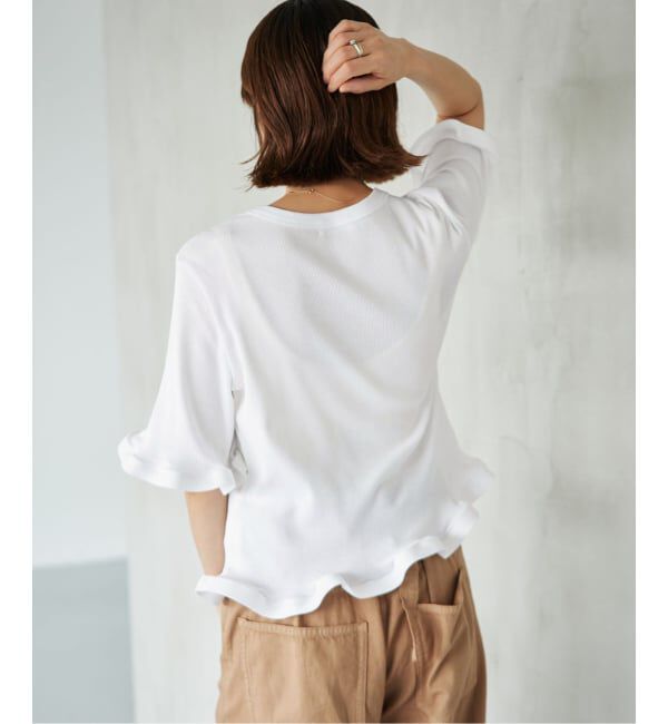 IENA「《WEB限定/追加》オーガニックコットン WAVE Tシャツ」|Tシャツ・カットソー|