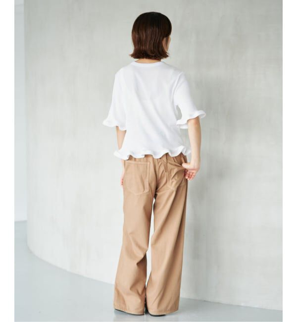 IENA「《WEB限定/追加》オーガニックコットン WAVE Tシャツ」|Tシャツ・カットソー|