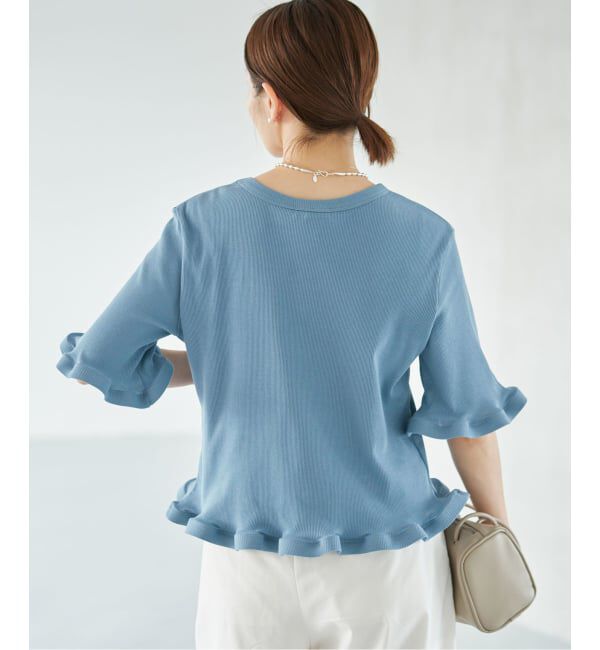 IENA「《WEB限定/追加》オーガニックコットン WAVE Tシャツ」|Tシャツ・カットソー|