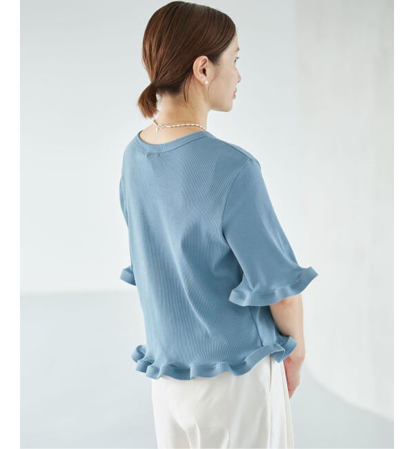 IENA「《WEB限定/追加》オーガニックコットン WAVE Tシャツ」|Tシャツ・カットソー|