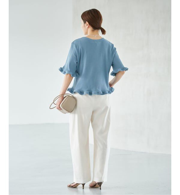 IENA「《WEB限定/追加》オーガニックコットン WAVE Tシャツ」|Tシャツ・カットソー|