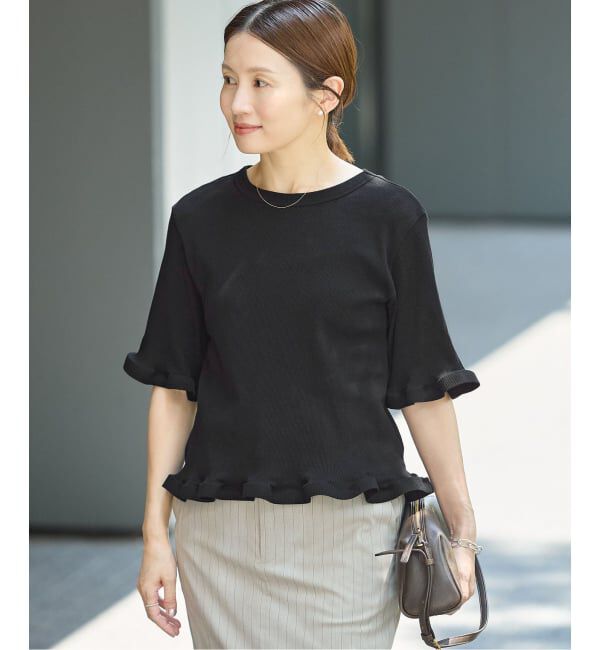 IENA「《WEB限定/追加》オーガニックコットン WAVE Tシャツ」|Tシャツ・カットソー|