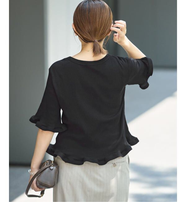 IENA「《WEB限定/追加》オーガニックコットン WAVE Tシャツ」|Tシャツ・カットソー|