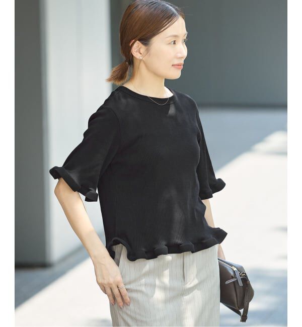IENA「《WEB限定/追加》オーガニックコットン WAVE Tシャツ」|Tシャツ・カットソー|