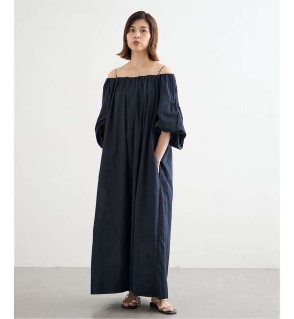 IENA「《一部店舗限定》Maison IENA オフショルダーワンピース」|ワンピース|