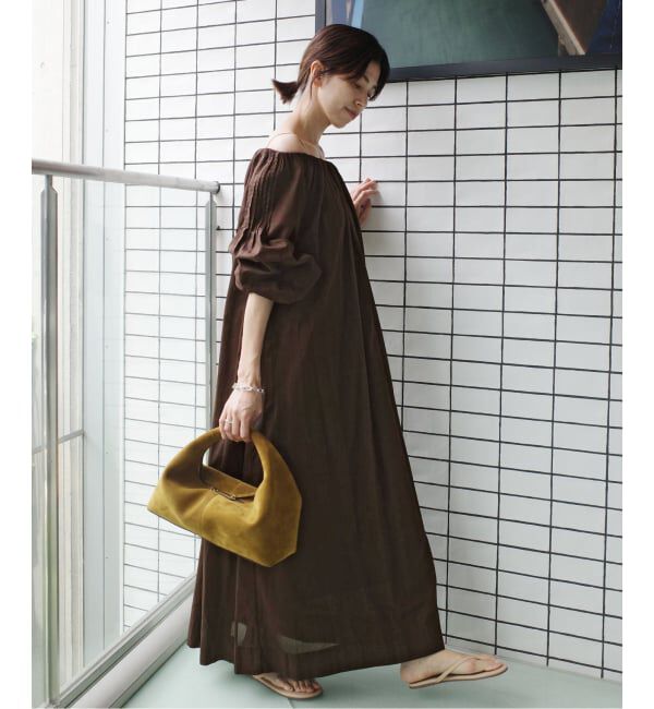 IENA「《一部店舗限定》Maison IENA オフショルダーワンピース」|ワンピース|