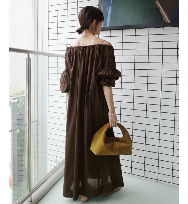 IENA「《一部店舗限定》Maison IENA オフショルダーワンピース」|ワンピース|