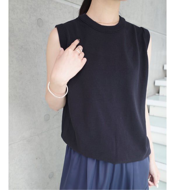 IENA「《一部店舗限定》Maison IENA アシンメトリーノースリーブ」|ニット・セーター|