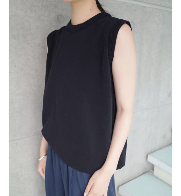IENA「《一部店舗限定》Maison IENA アシンメトリーノースリーブ」|ニット・セーター|