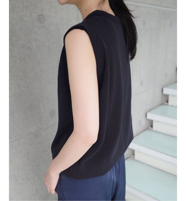 IENA「《一部店舗限定》Maison IENA アシンメトリーノースリーブ」|ニット・セーター|