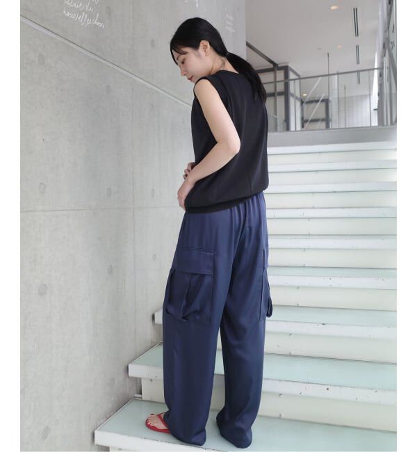 IENA「《一部店舗限定》Maison IENA アシンメトリーノースリーブ」|ニット・セーター|