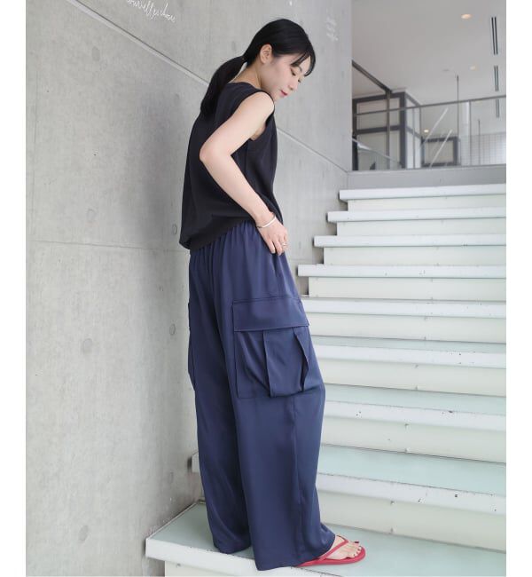 IENA「《一部店舗限定》Maison IENA アシンメトリーノースリーブ」|ニット・セーター|