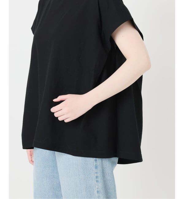 IENA「《追加2/接触冷感》フレンチタックスリーブ ドロストTシャツ」|Tシャツ・カットソー|