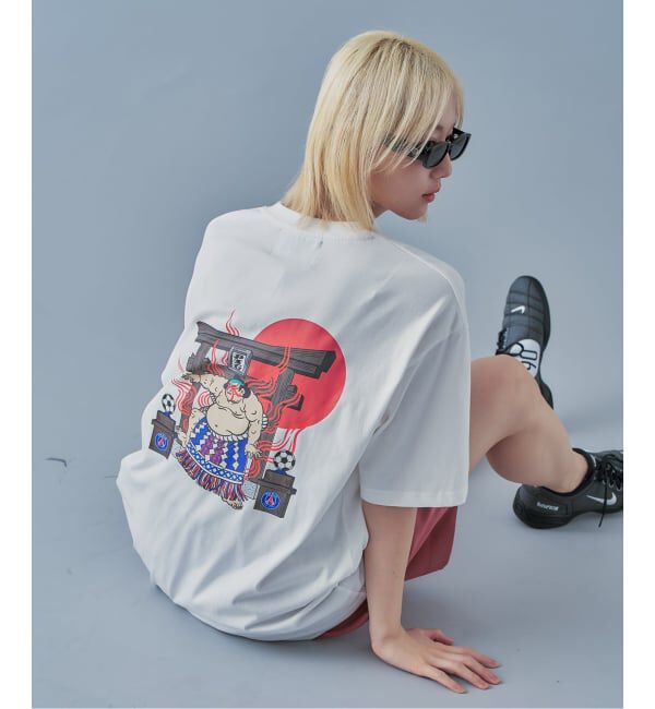 Paris Saint-Germain「【NAO YOSHIHARA ｘ PSG】 RIKISHI GRAPHIC TEE」|Tシャツ・カットソー|