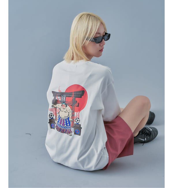 Paris Saint-Germain「【NAO YOSHIHARA ｘ PSG】 RIKISHI GRAPHIC TEE」|Tシャツ・カットソー|
