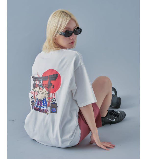 Paris Saint-Germain「【NAO YOSHIHARA ｘ PSG】 RIKISHI GRAPHIC TEE」|Tシャツ・カットソー|