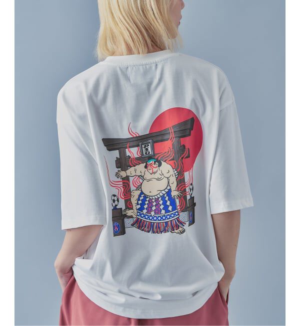 Paris Saint-Germain「【NAO YOSHIHARA ｘ PSG】 RIKISHI GRAPHIC TEE」|Tシャツ・カットソー|