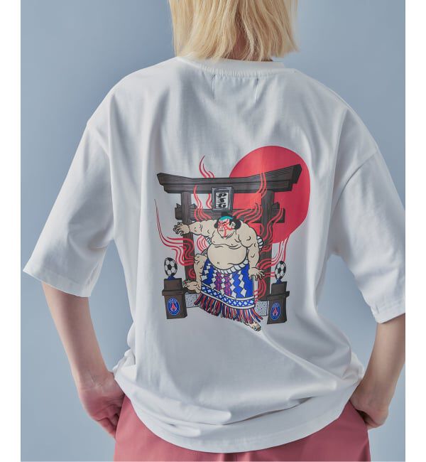 Paris Saint-Germain「【NAO YOSHIHARA ｘ PSG】 RIKISHI GRAPHIC TEE」|Tシャツ・カットソー|