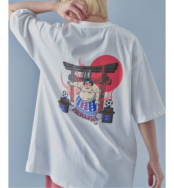 Paris Saint-Germain「【NAO YOSHIHARA ｘ PSG】 RIKISHI GRAPHIC TEE」|Tシャツ・カットソー|