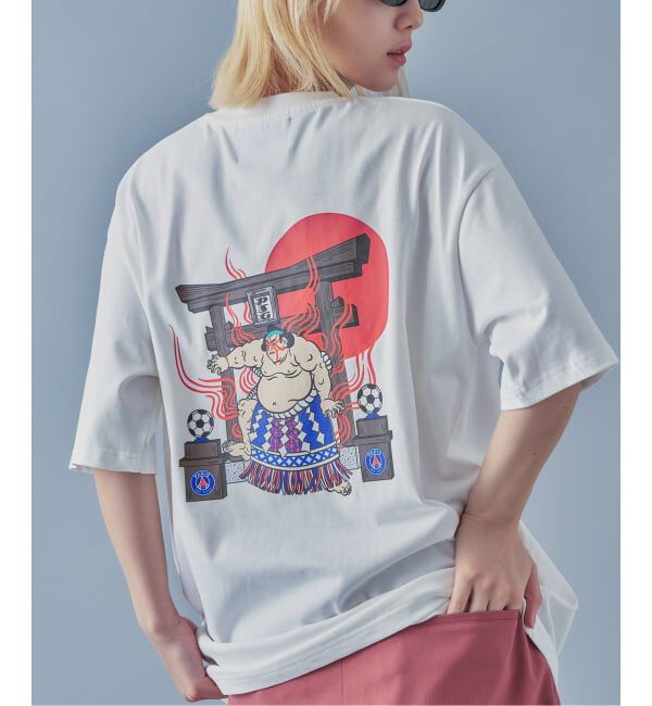 Paris Saint-Germain「【NAO YOSHIHARA ｘ PSG】 RIKISHI GRAPHIC TEE」|Tシャツ・カットソー|