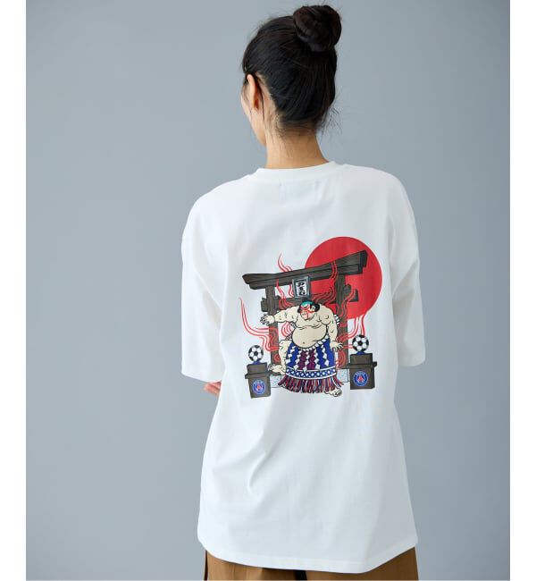Paris Saint-Germain「【NAO YOSHIHARA ｘ PSG】 RIKISHI GRAPHIC TEE」|Tシャツ・カットソー|