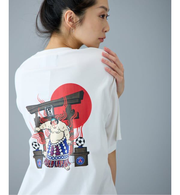 Paris Saint-Germain「【NAO YOSHIHARA ｘ PSG】 RIKISHI GRAPHIC TEE」|Tシャツ・カットソー|