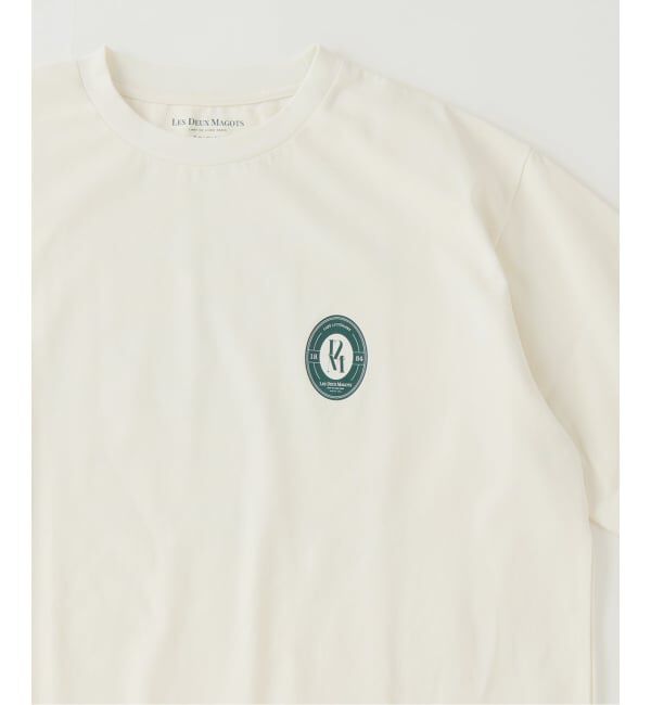 EDIFICE「LES DEUX MAGOTS (ドゥマゴ) レタリング Tシャツ」|Tシャツ・カットソー|