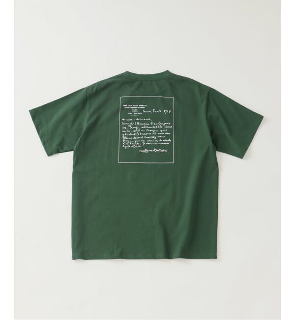 EDIFICE「LES DEUX MAGOTS (ドゥマゴ) レタリング Tシャツ」|Tシャツ・カットソー|