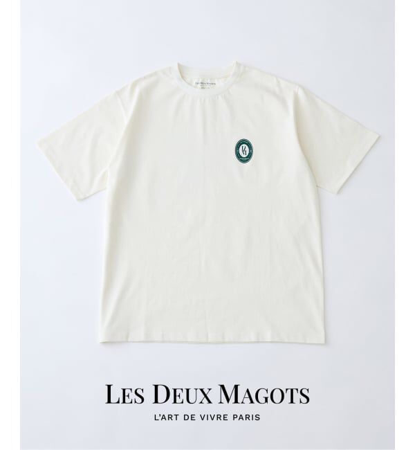 EDIFICE「LES DEUX MAGOTS (ドゥマゴ) レタリング Tシャツ」|Tシャツ・カットソー|