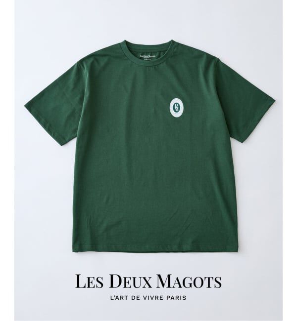 EDIFICE「LES DEUX MAGOTS (ドゥマゴ) レタリング Tシャツ」|Tシャツ・カットソー|