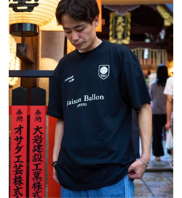 417 EDIFICE「MAISON BALLON Tシャツ」|Tシャツ・カットソー|ブラック