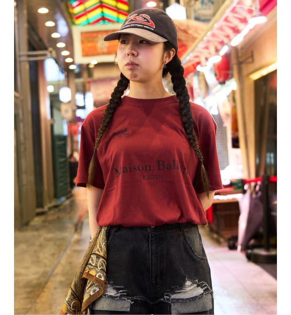 417 EDIFICE「MAISON BALLON Tシャツ」|Tシャツ・カットソー|オレンジ E