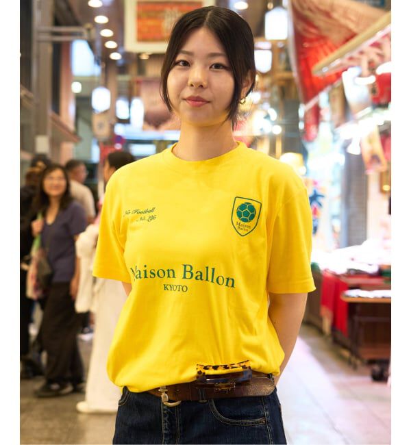 417 EDIFICE「MAISON BALLON Tシャツ」|Tシャツ・カットソー|イエロー