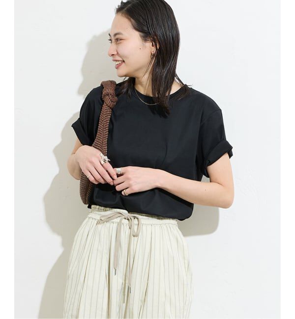 JOURNAL STANDARD「《追加4》汗ジミ防止ナノシアハーフスリーブT」|Tシャツ・カットソー|