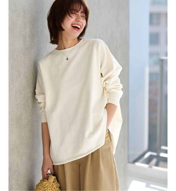 JOURNAL STANDARD relume「《追加4》オーバーサイズロングスウェット」|スウェット・ジャージ|ホワイト A
