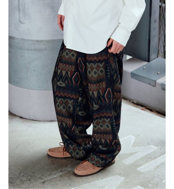 JOURNAL STANDARD「RIRANCHA / リランチェ ブッチャー 総柄 オーバー パンツ」|その他|
