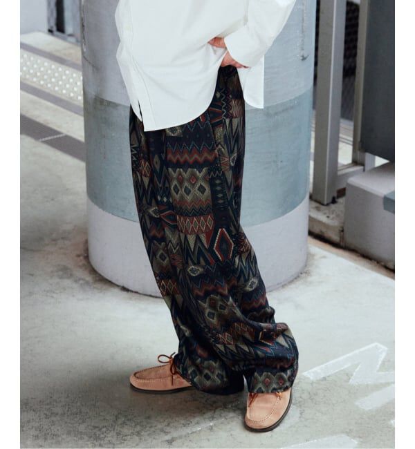 JOURNAL STANDARD「RIRANCHA / リランチェ ブッチャー 総柄 オーバー パンツ」|その他|
