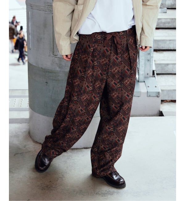 JOURNAL STANDARD「RIRANCHA / リランチェ ブッチャー 総柄 オーバー パンツ」|その他|