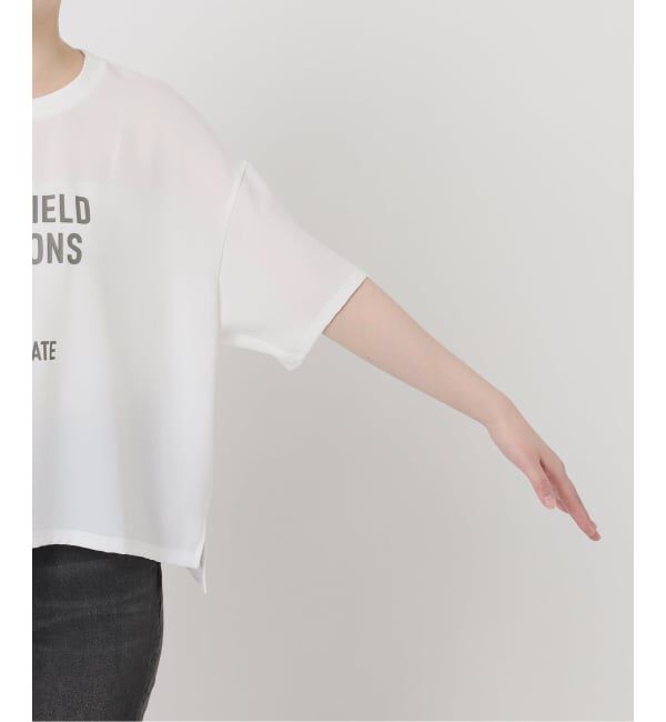 JOURNAL STANDARD relume「2WAYジョーゼットロゴTEE」|Tシャツ・カットソー|