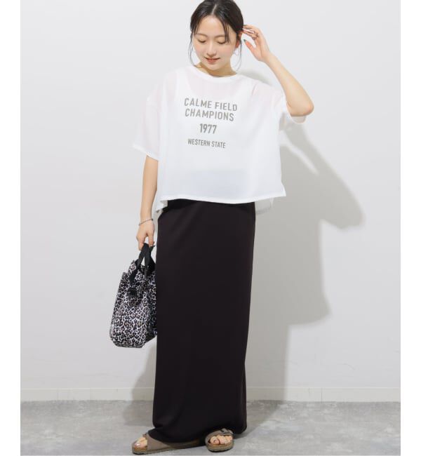 JOURNAL STANDARD relume「2WAYジョーゼットロゴTEE」|Tシャツ・カットソー|