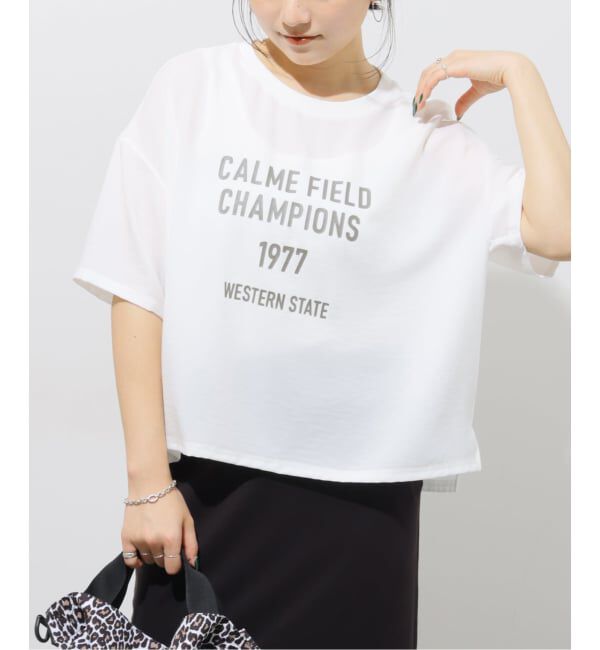 JOURNAL STANDARD relume「2WAYジョーゼットロゴTEE」|Tシャツ・カットソー|ホワイト A