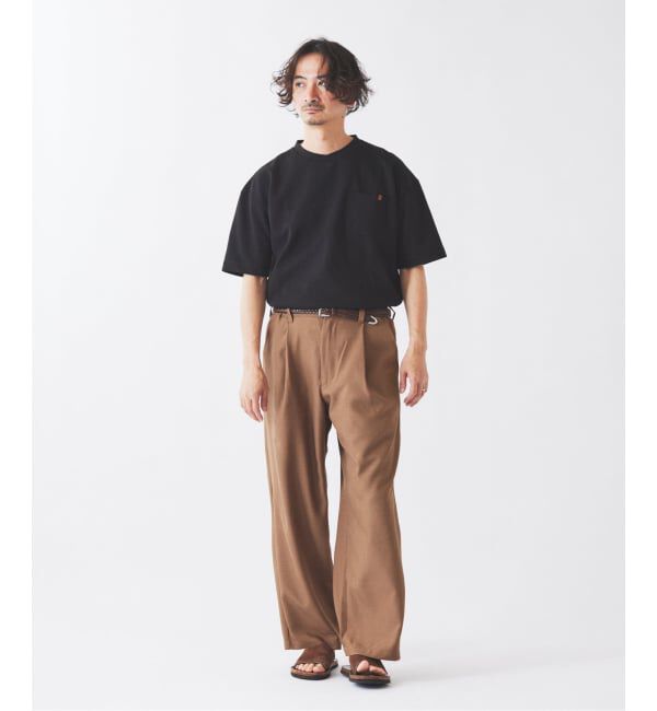 JOURNAL STANDARD relume「ドロップツイル 1タック &rdquo;レイジー&rdquo; ワイド イージースラックス」|スラックス|