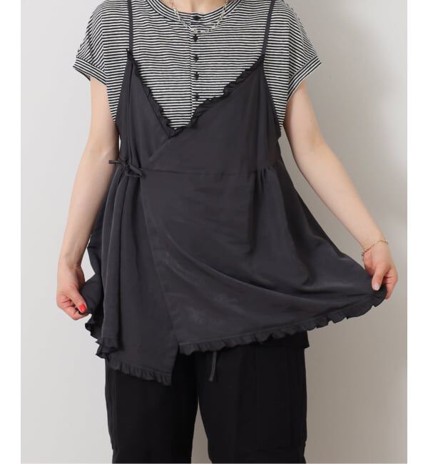 journal standard luxe「ヴィンテージローン フリルキャミブラウス」|シャツ・ブラウス|