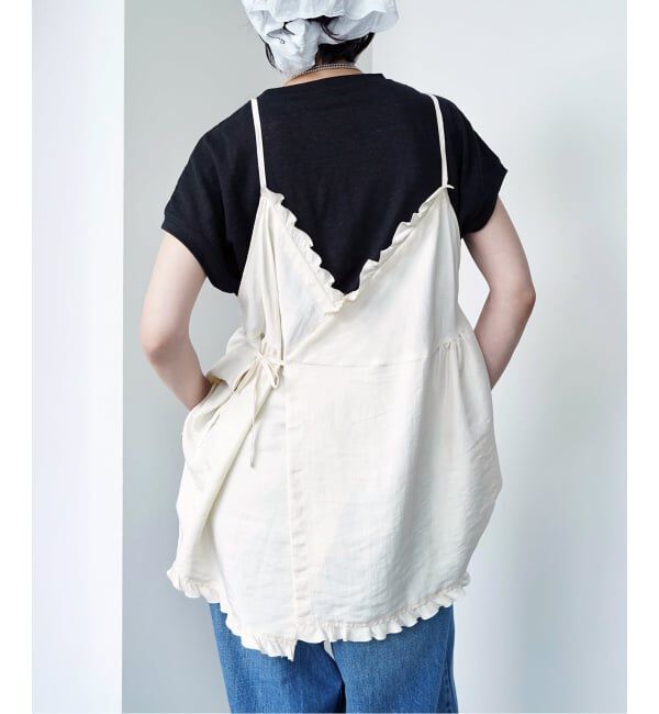 journal standard luxe「ヴィンテージローン フリルキャミブラウス」|シャツ・ブラウス|