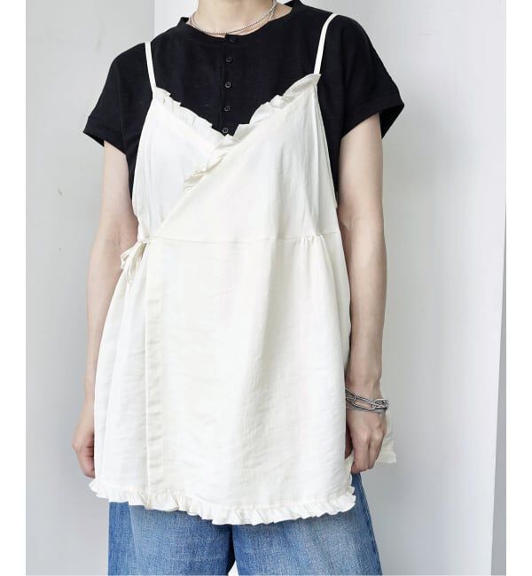 journal standard luxe「ヴィンテージローン フリルキャミブラウス」|シャツ・ブラウス|
