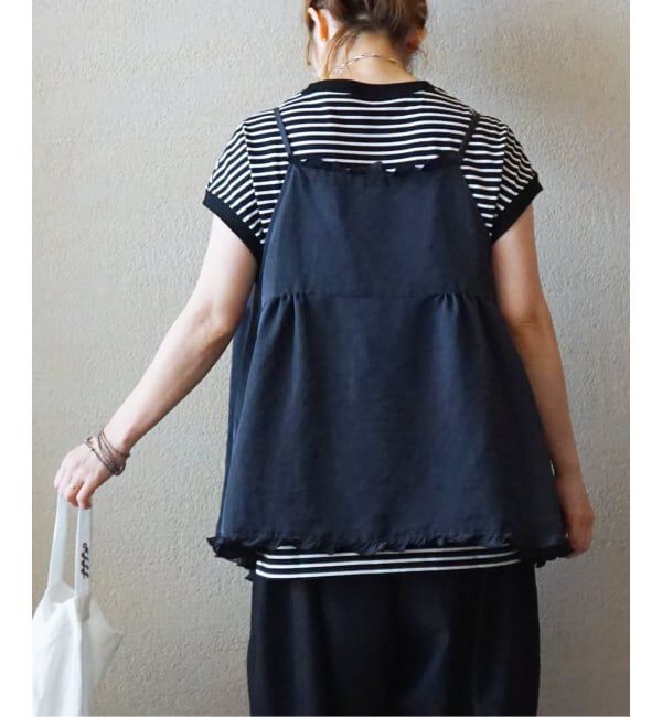 journal standard luxe「ヴィンテージローン フリルキャミブラウス」|シャツ・ブラウス|